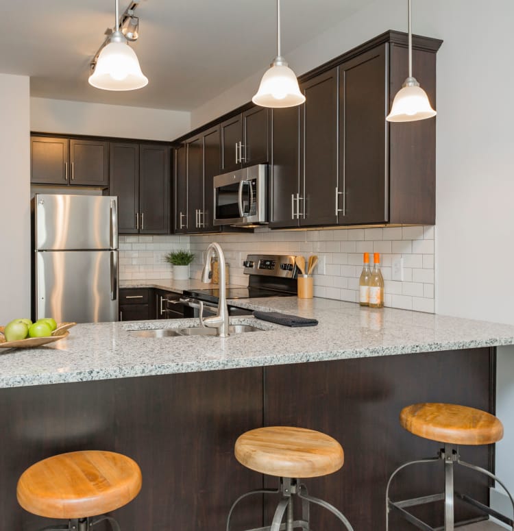 Beautiful kitchen at Heritage East in Nashville