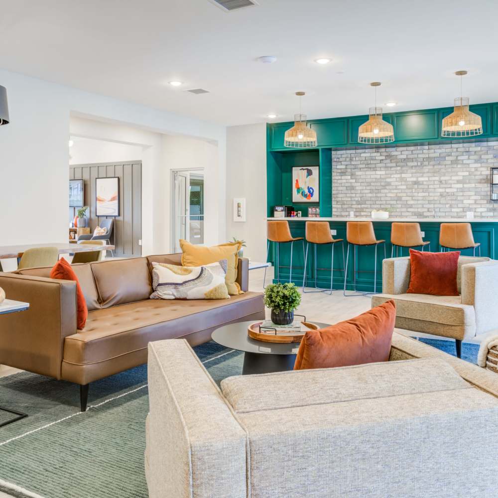 Spacious clubhouse at Citrine at Lake St. Louis in Lake Saint Louis, Missouri