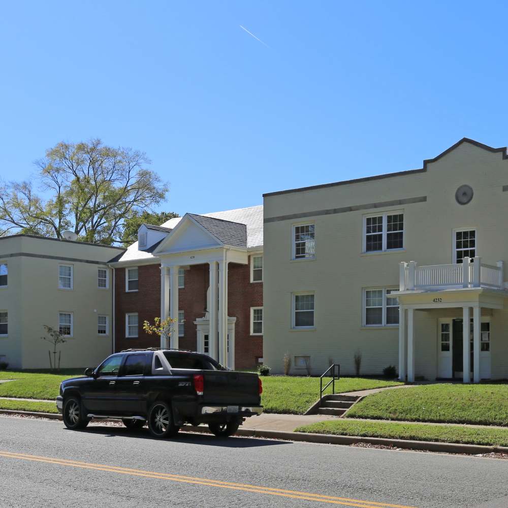 Car parked near the apartment at Terraces at Bellevue in Richmond, Virginia