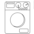 In-Home Washer and Dryer icon at The Mirage Manchester in Richmond, Virginia