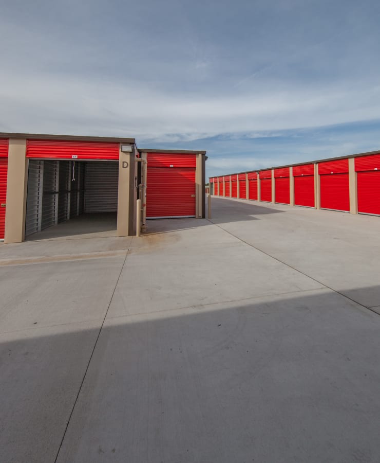 Outdoor units at StorQuest Express Self Service Storage in South Lake Tahoe, California
