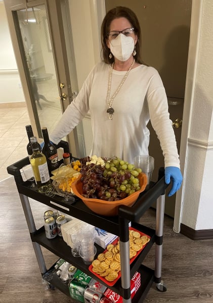 Chateau Brickyard (UT) team members went all out making National Cheese Day a special celebration.