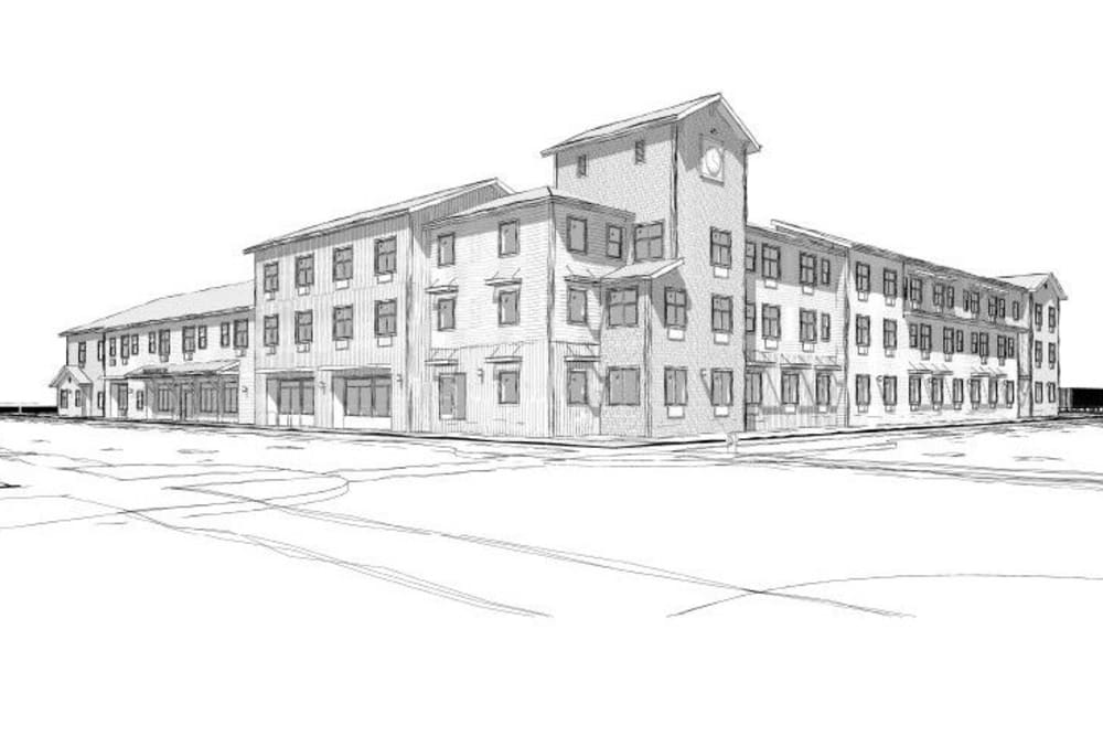 Drawing of a new Ridgeline Management Company property
