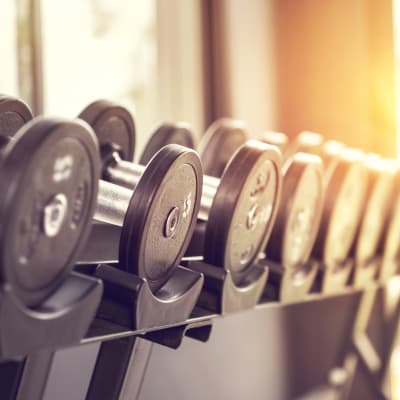 Fitness center at Fairway Heights in Twentynine Palms, California