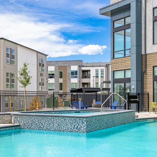 Resort Style pool at Marq Promenade in Westminster, Colorado