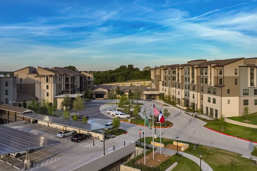 Exterior at Touchmark at Emerald Lake in McKinney, Texas