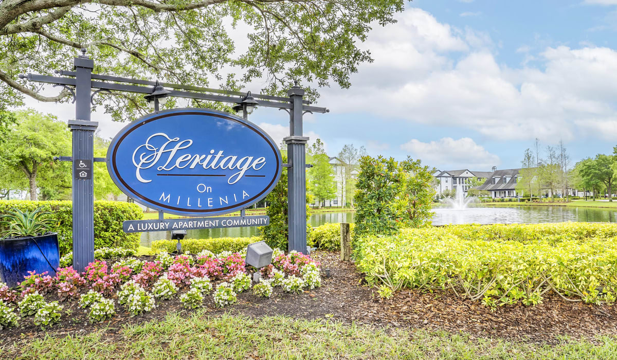 Warm Welcome awaits at Heritage on Millenia Apartments in Orlando, Florida