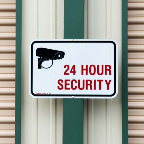 24 hour security at Red Dot Storage in Woodstock, Illinois