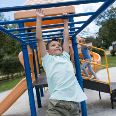 A playground for children at New Hillside in Joint Base Lewis McChord, Washington