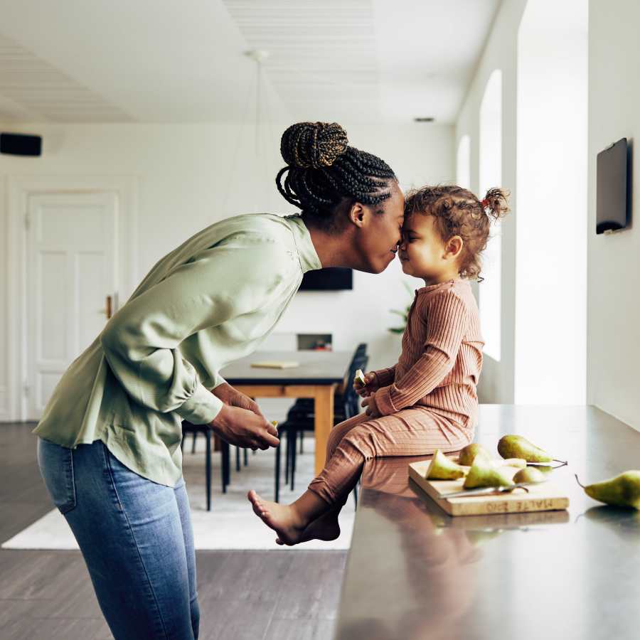 A family at Saylor at Southside Trail in Atlanta, Georgia