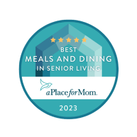 Best Meals and Dining award Icon given by A Place for Mom