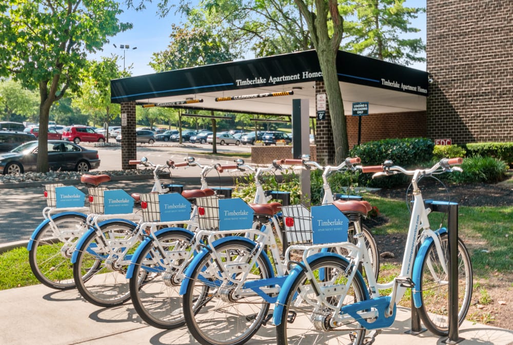 Bike Share at Timberlake Apartment Homes in East Norriton, Pennsylvania