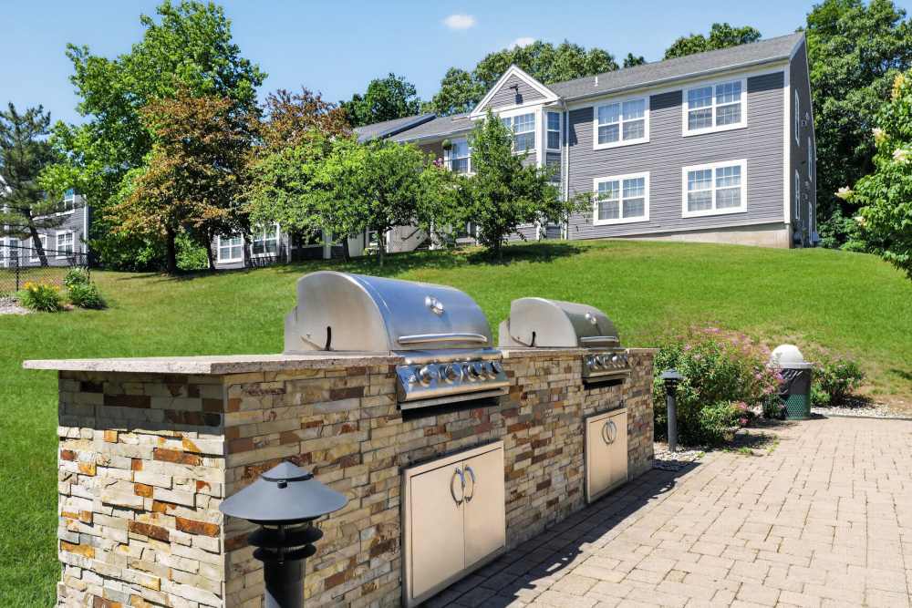 Community Grilling Area at Summit at Mill Ridge in East Haven, Connecticut
