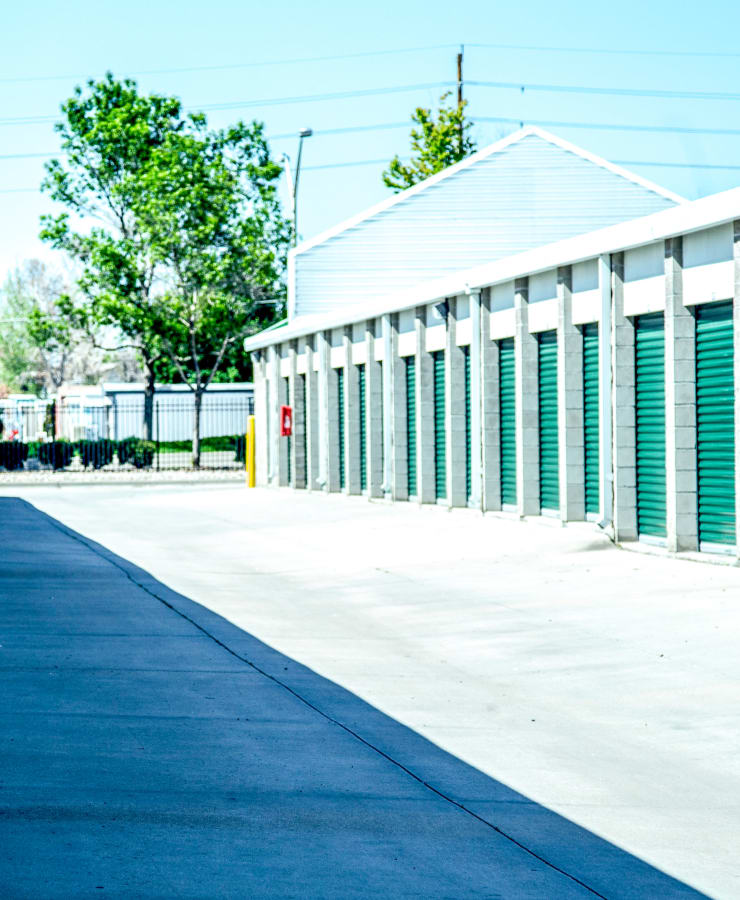 Outdoor units at StorQuest Self Storage in Aurora, Colorado