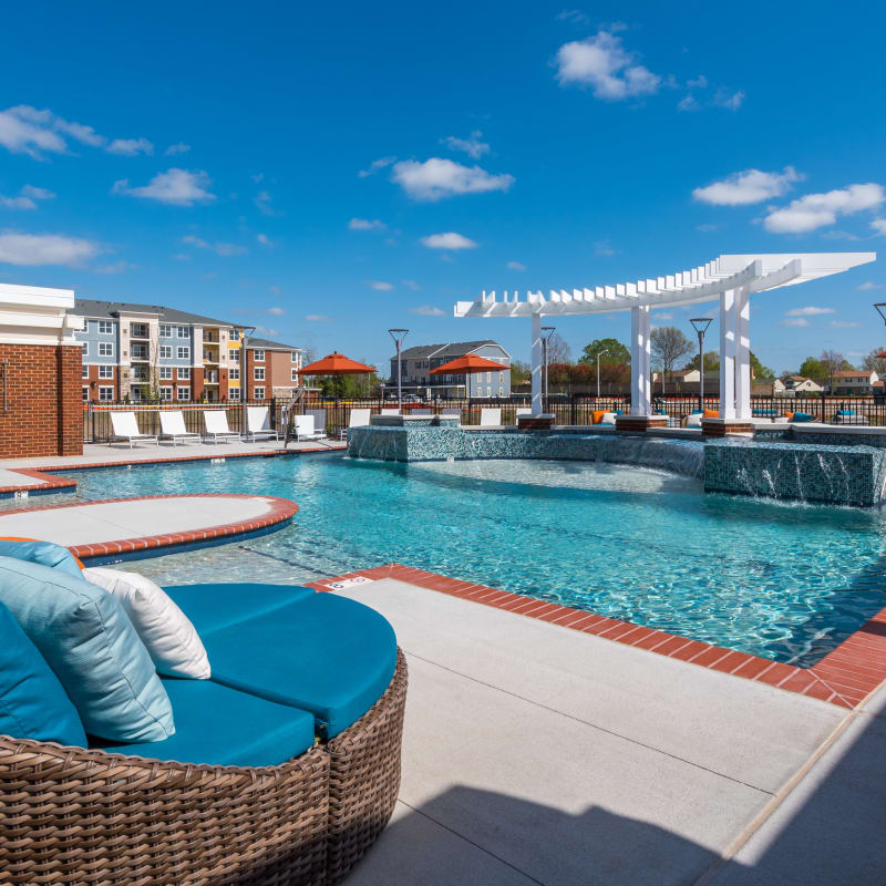 Resort-style swimming pool at Infinity at Centerville Crossing, Virginia Beach, Virginia