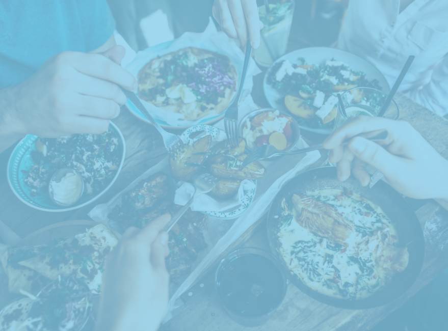 Residents having food at Fiesta Mexicana near Stonecrest Apartments in Spokane, Washington