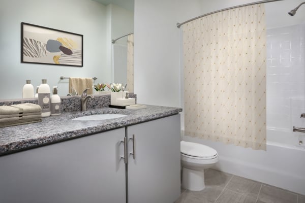 Beautiful bathroom at The Scout Scott's Addition in Richmond, Virginia