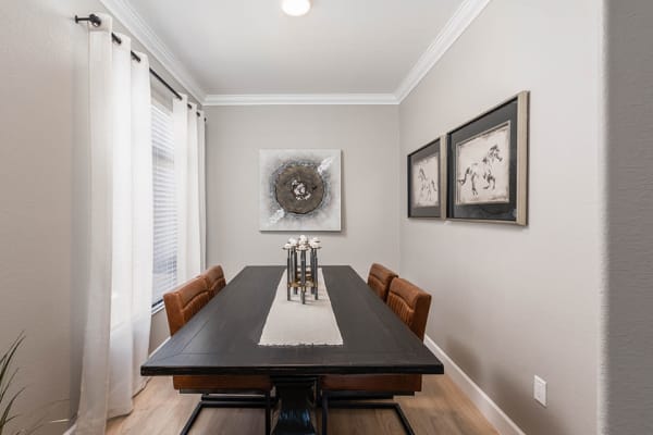 Large and spacious dining area at Ascend at Kierland in Scottsdale, Arizona