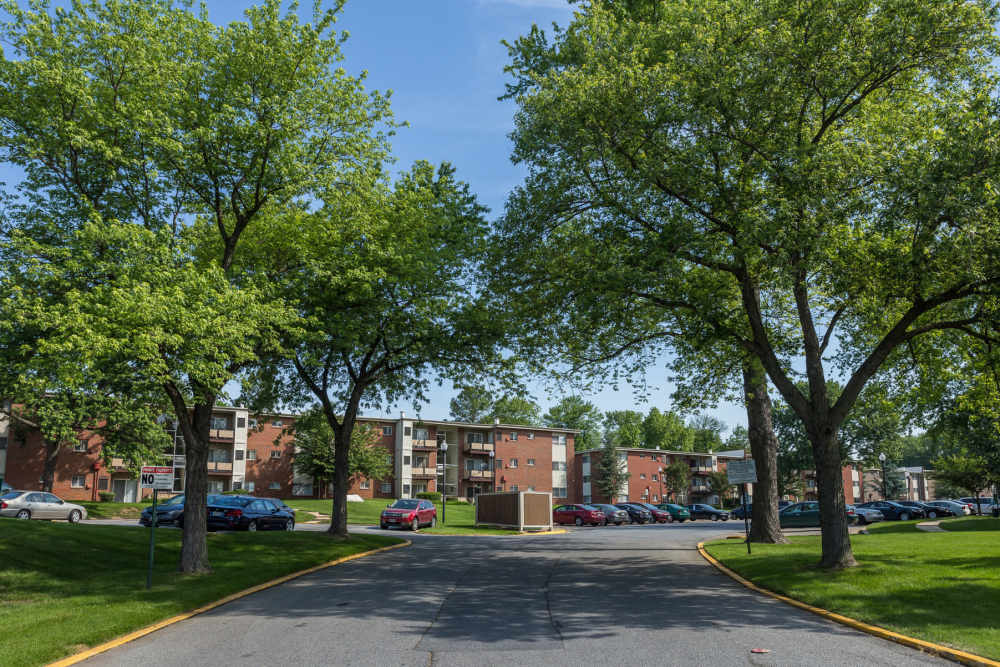 Ample Parking at Hamilton Springs Apartments in Baltimore, Maryland