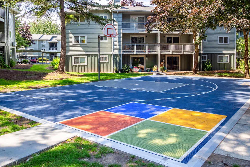 Playground at The Park at Cooper Point Apartments in Olympia, Washington