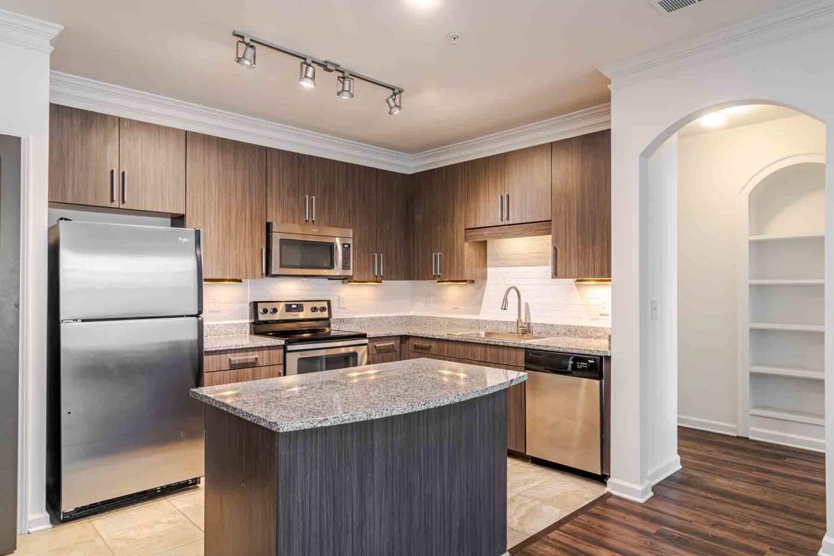 A resident apartment at Echo Ridge at Suwanee in Suwanee, Georgia