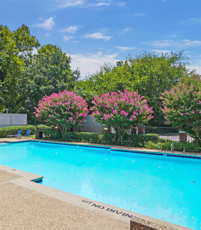 Pool at Creekwood Apartments in Tulsa, Oklahoma