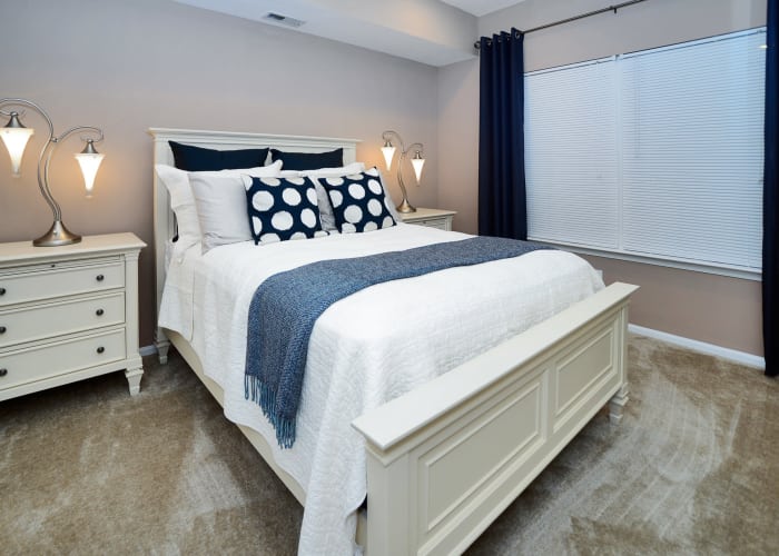 Woodview at Marlton Apartment Homes offers a bedroom in Marlton, NJ