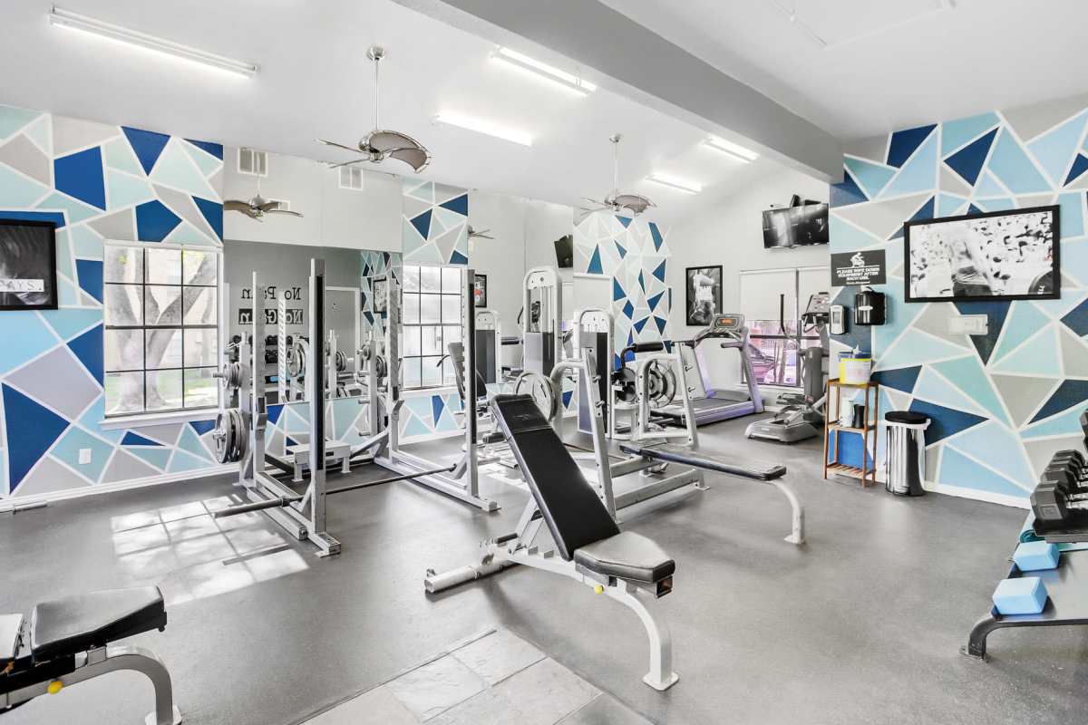 Fitness center at Copper Mountain in Killeen, Texas