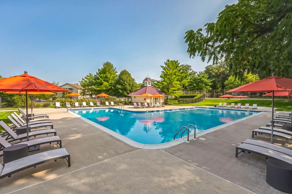 Outdoor Swimming Pool at Eagle Rock Apartments at Malvern in Malvern, Pennsylvania