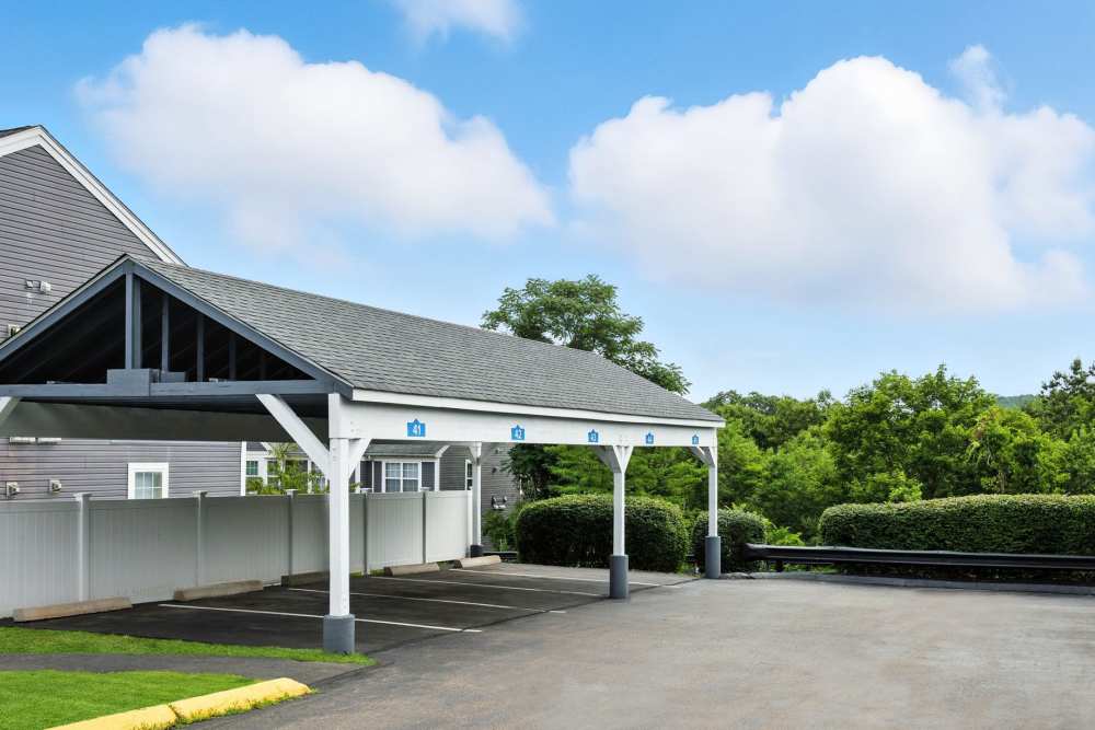 Our Modern Apartments in East Haven, Connecticut showcase a Garage