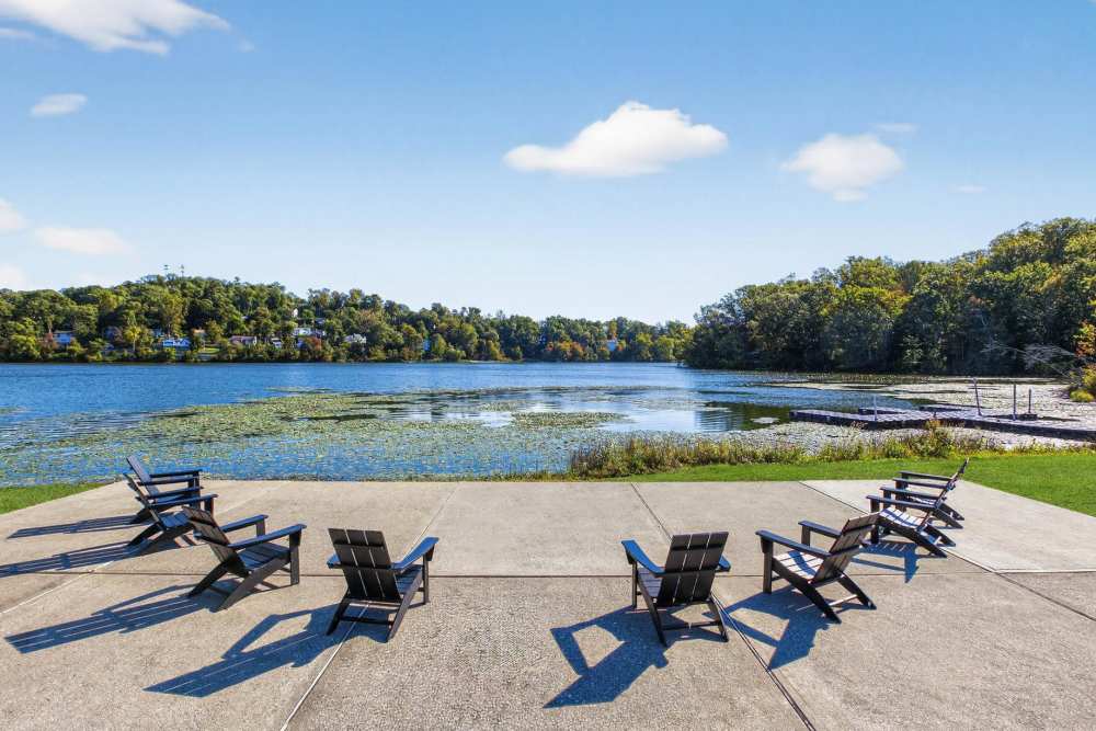 Beautiful water views at Eagle Rock Apartments at Mohegan Lake in Mohegan Lake, New York