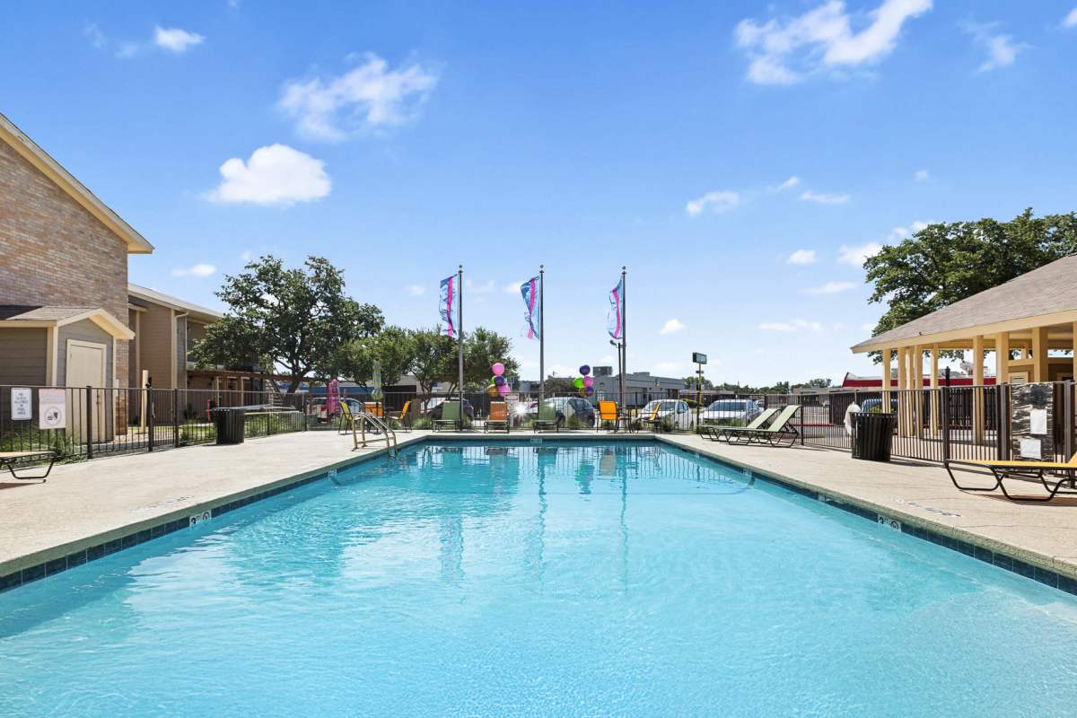 Refreshing swimming pool at Creekside in San Angelo, Texas