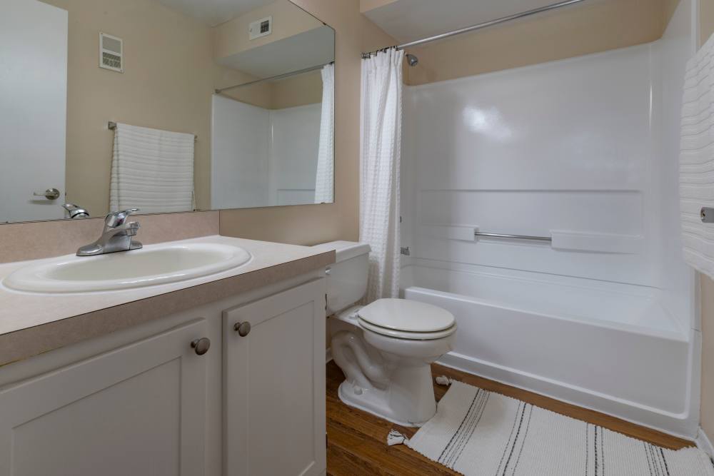 Modern bathroom at The Grand Reserve at Lee Vista