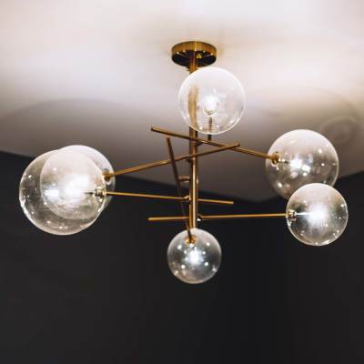 Custom chandelier at Raystone Apartments in Phoenix, Arizona