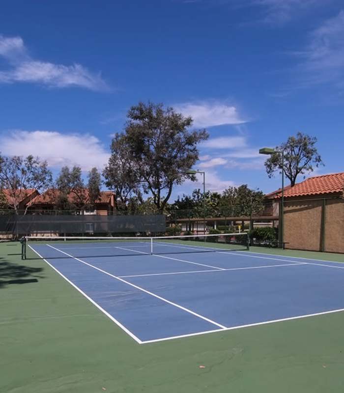 Tennis court at Villas At Camino Bernardo in San Diego, California