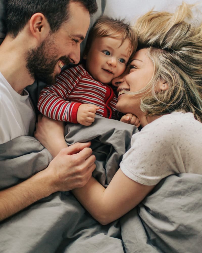 young family at home at Trinity Way in Fremont, California