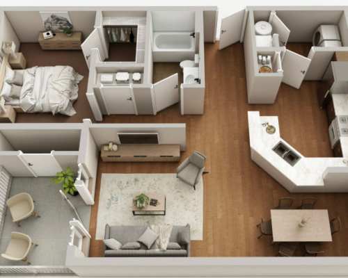 View floor plans at Brenner Crossing in Salisbury, North Carolina