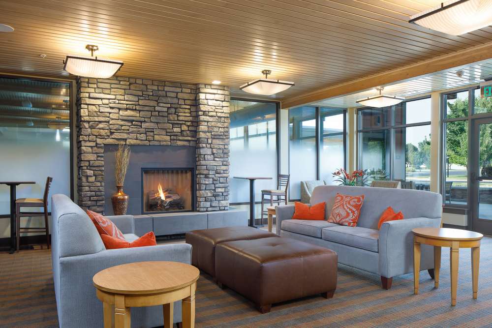 Communal space at Touchmark at Meadow Lake Village in Meridian, Idaho