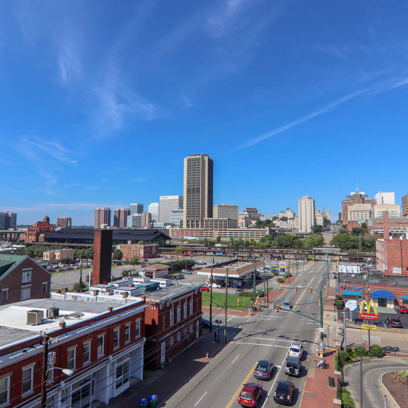 Neighborhood near Attain Shockoe, Richmond, Virginia