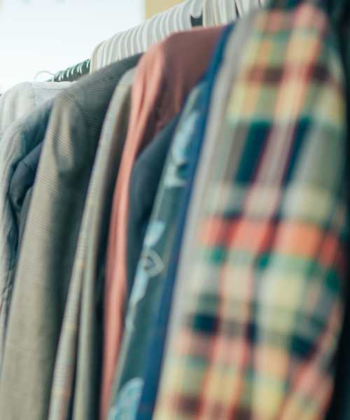 Clothes in a shopping store at Arneman Place in Erie, Pennsylvania
