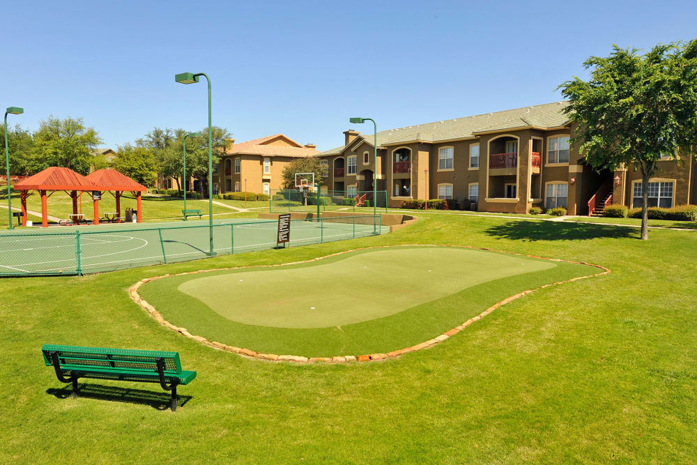 Putting Green at Estates on Frankford in Dallas, Texas