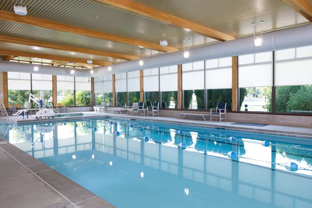 swimming pool at Touchmark at Meadow Lake Village in Meridian, Idaho