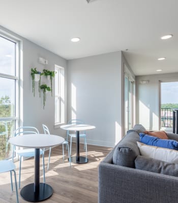 Living room near The Rise at Regency in Henrico, Virginia