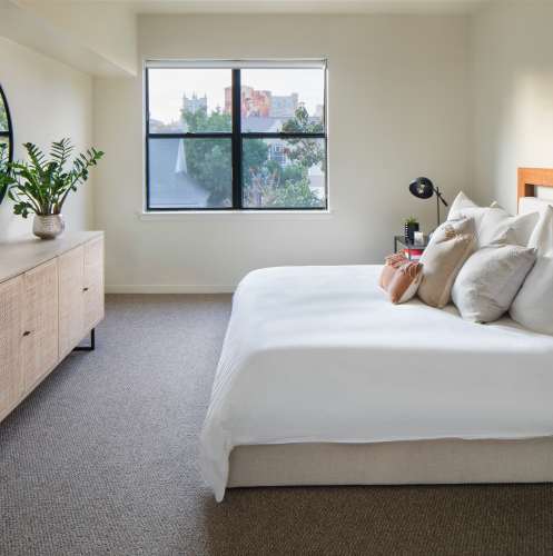 Bedroom at 1801L Apartments in Sacramento, California