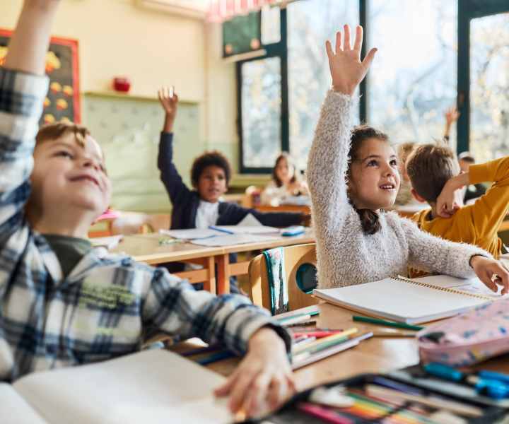 Childrens in the school at Oakwood Condos Bedford in Bedford, Texas