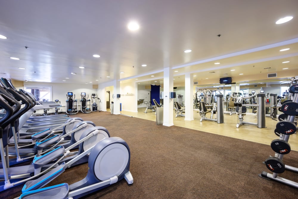 Fitness center at Mariners Village