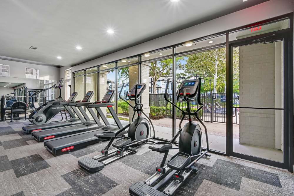 Fitness center at Lyndon in Houston,Texas