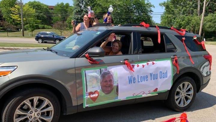 Fathers Day Memory Care Car Parade