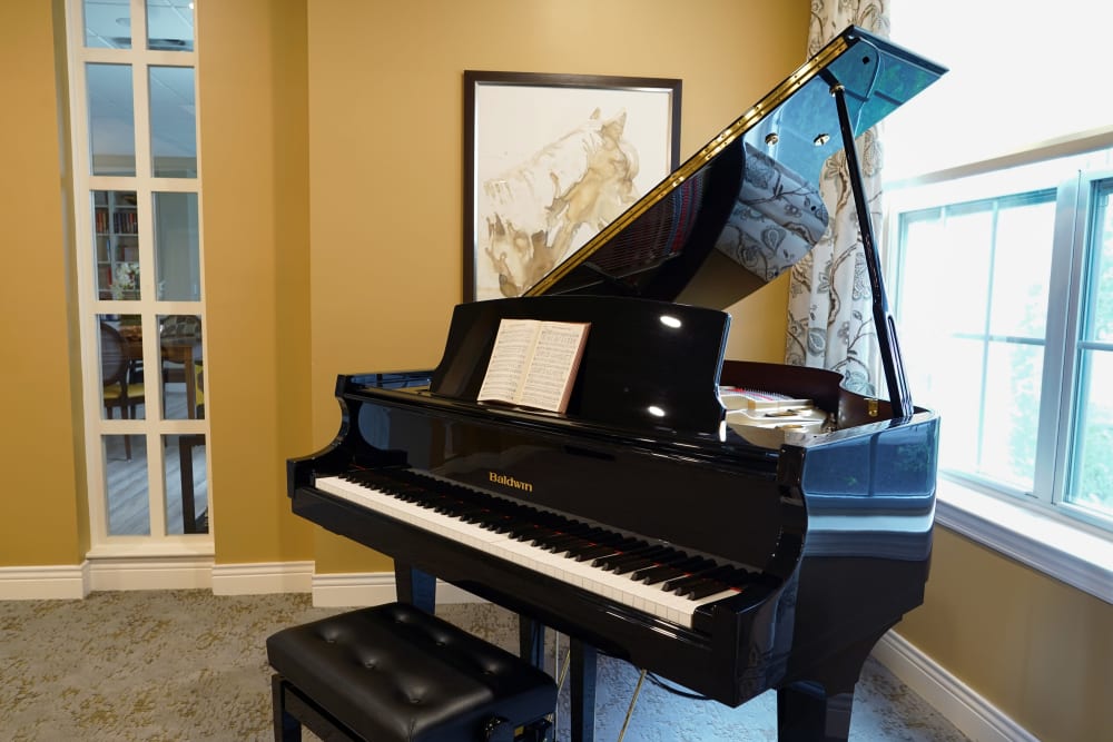 Piano at Harmony at Morgantown in Morgantown, West Virginia