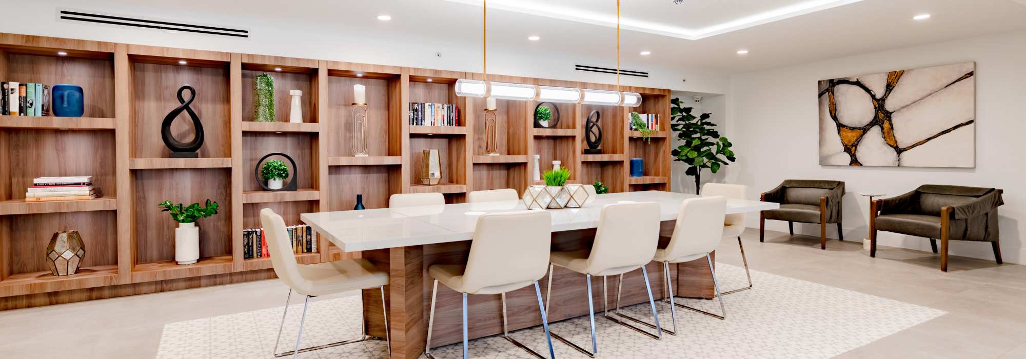 Community living room view at Alture Westland in Hialeah, Florida